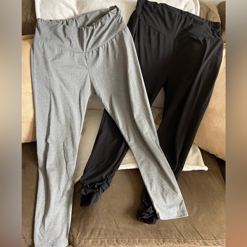 Feather maternity leggings